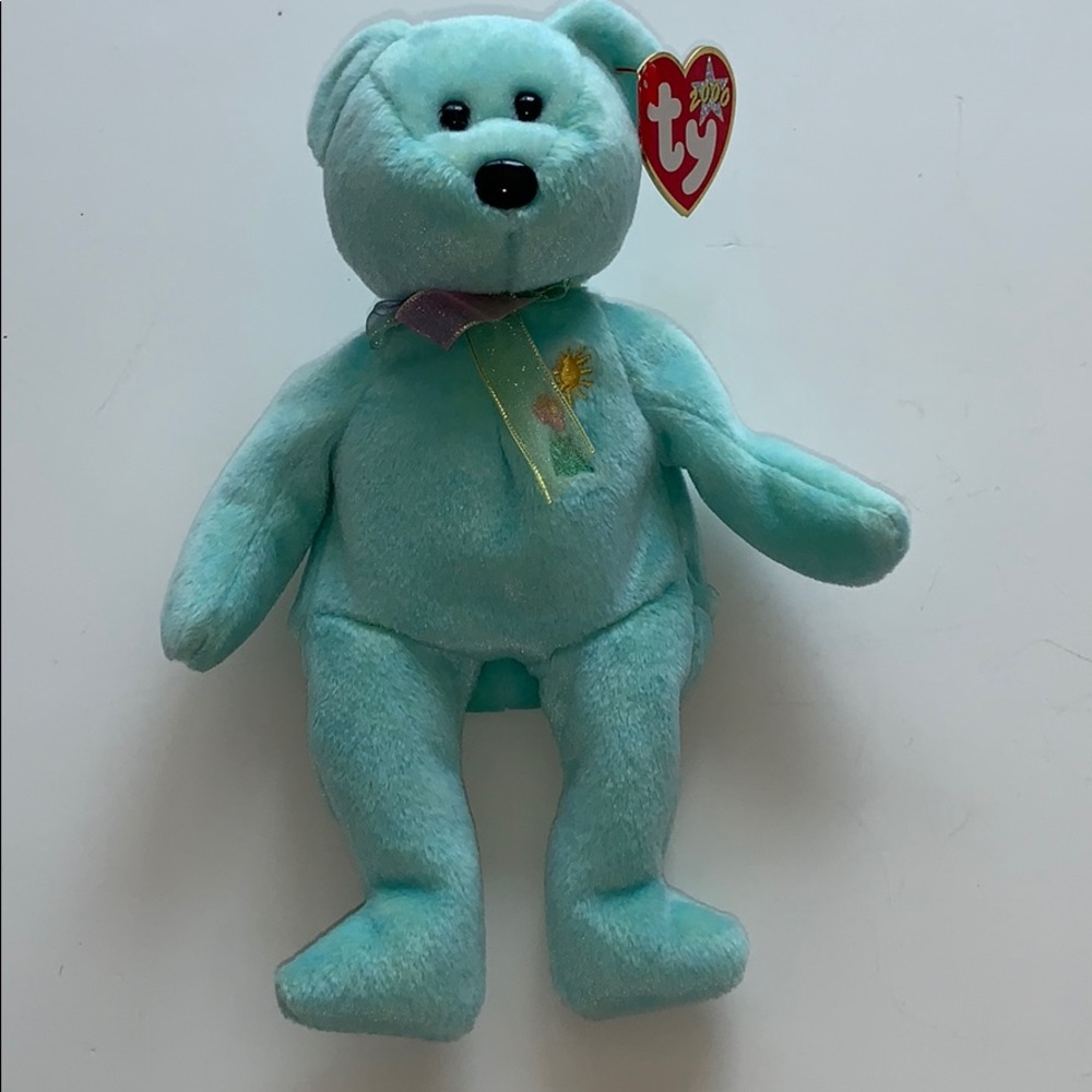 Ty Official Beanie Baby Vintage Ariel Bear